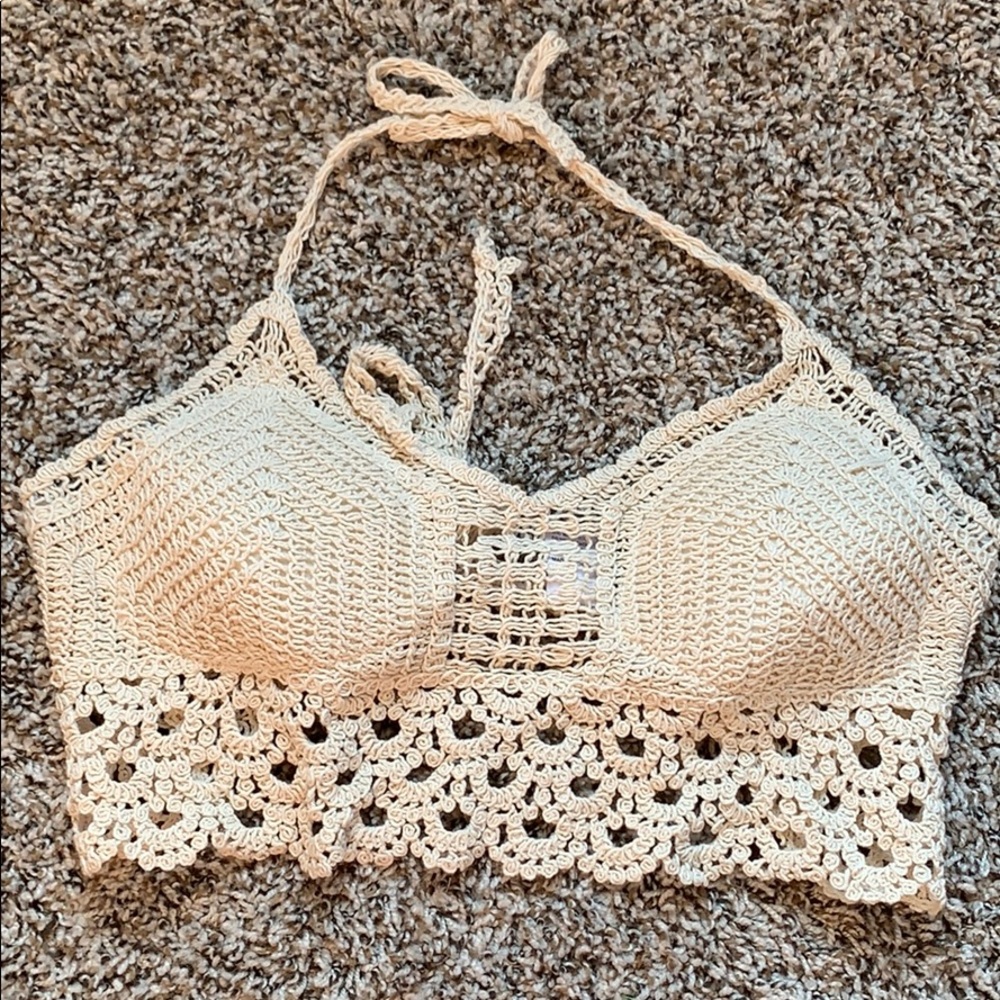 Crochet halter top